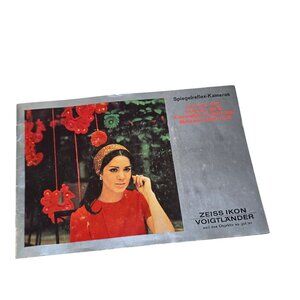 Zeiss Ikon Voigtlander Camera Brochure Icarex Contaflex Bessamatic German